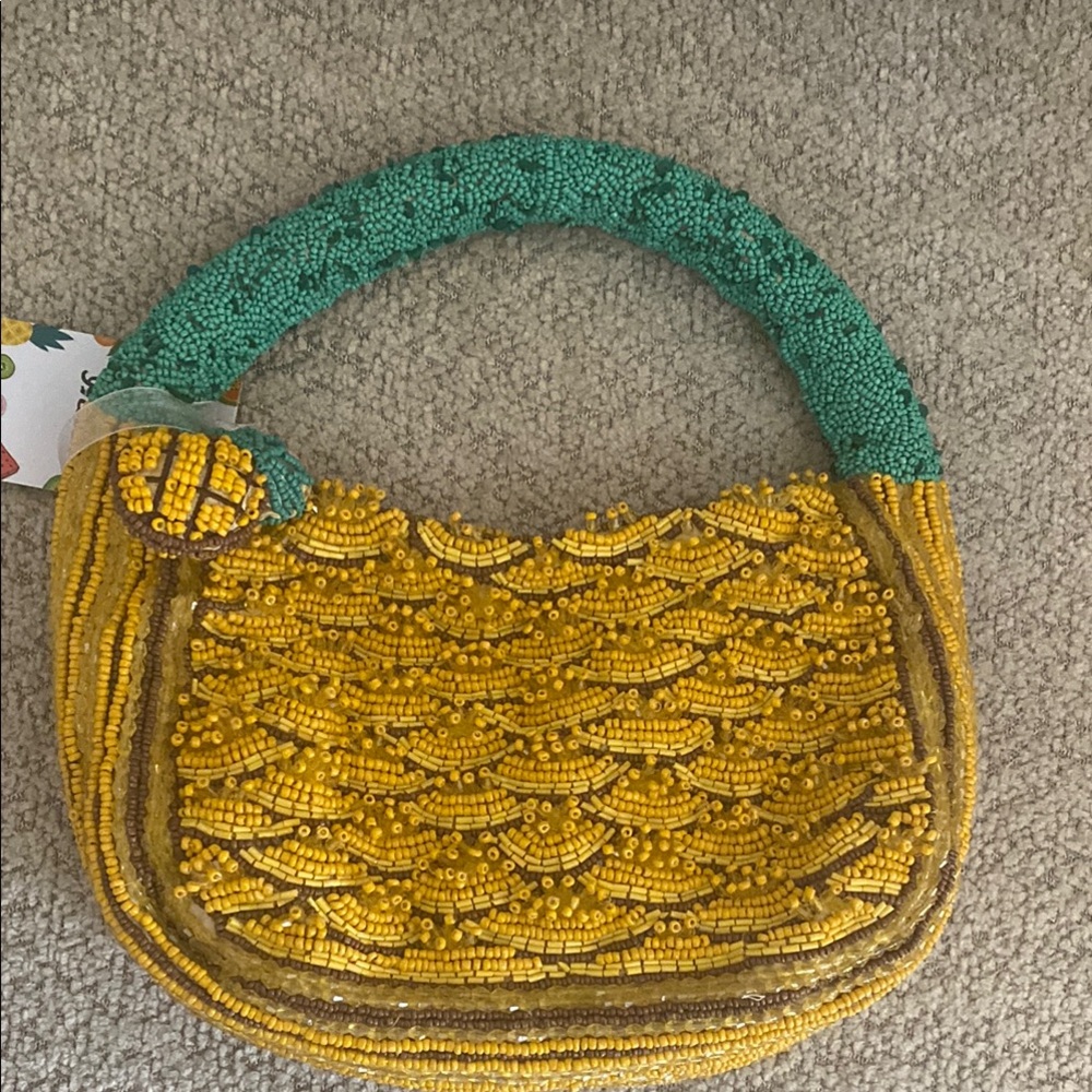 Tjmaxx Viral Pineapple Beaded Bag